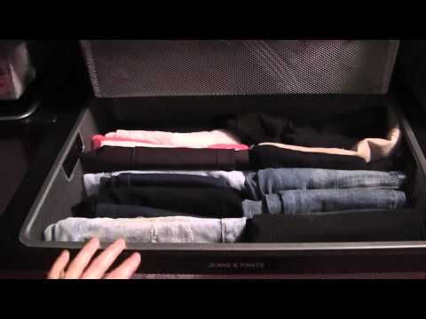 Let’s organize your wardrobe and fold your cloths the right way