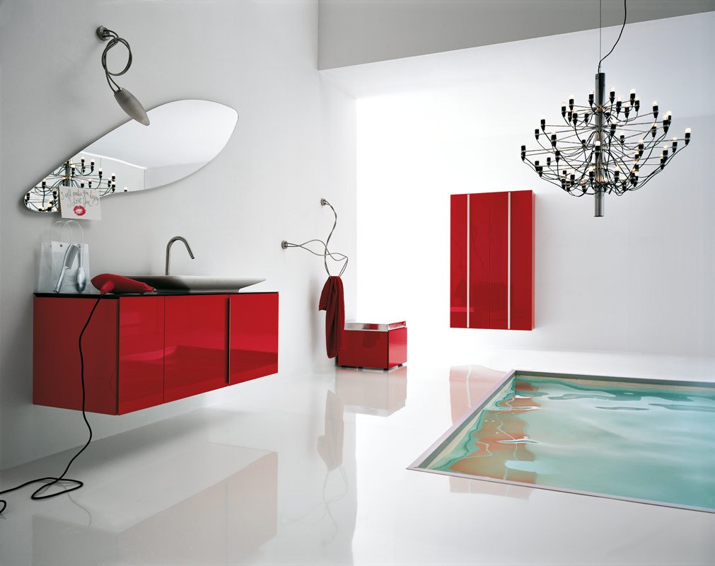 white-red-bathroom-floor-tub